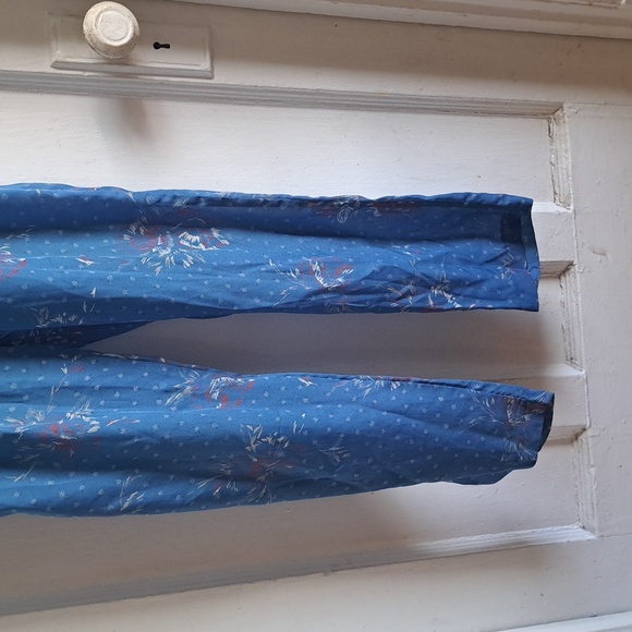 Size Medium Blue Jumpsuit - Made in Canada 1970's Vintage - Picture 2 of 7